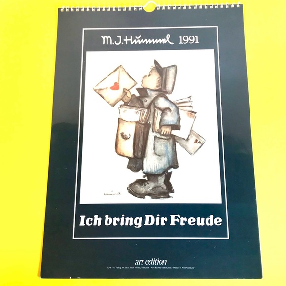 1991 Hummel Calendar Use for Prints - Picture 1 of 9